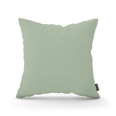 Poduszka dekoracyjna 45×45 cm w stylu minimalistycznym | Gładka Zielona Mgła (KRONOS 47)