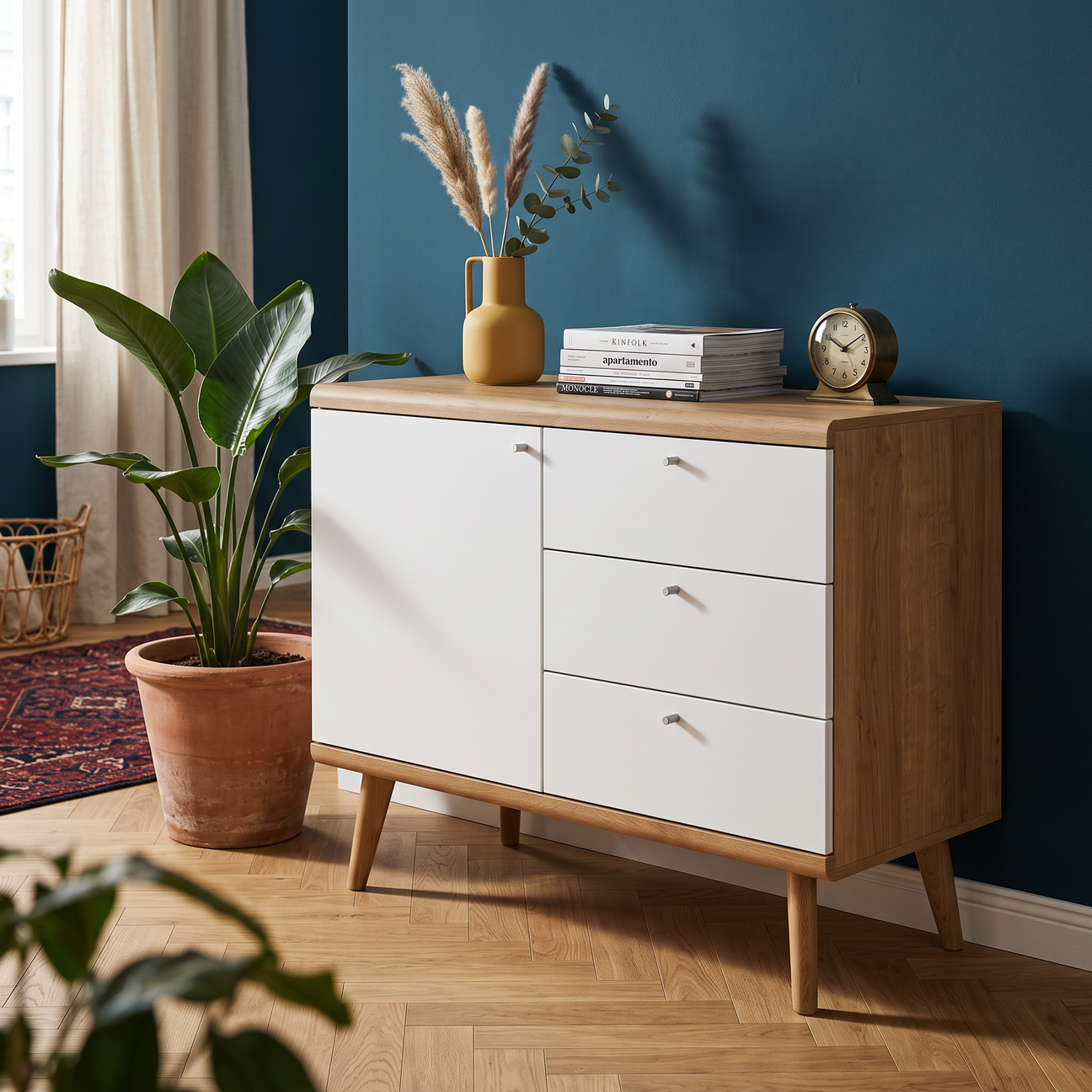 Komoda 107x83 w stylu skandynawskim | Lato