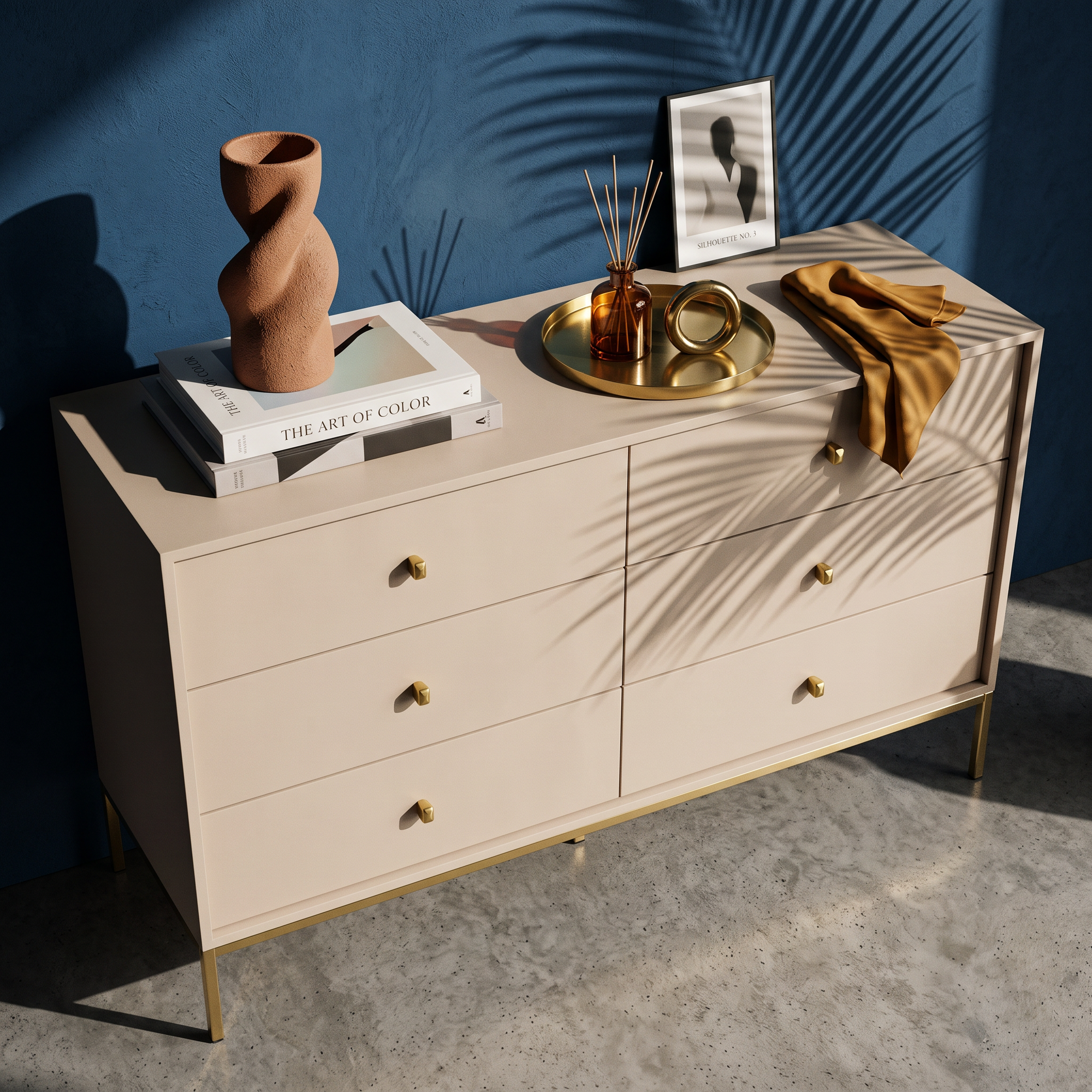 Komoda 154x89 w stylu vintage | Kviat