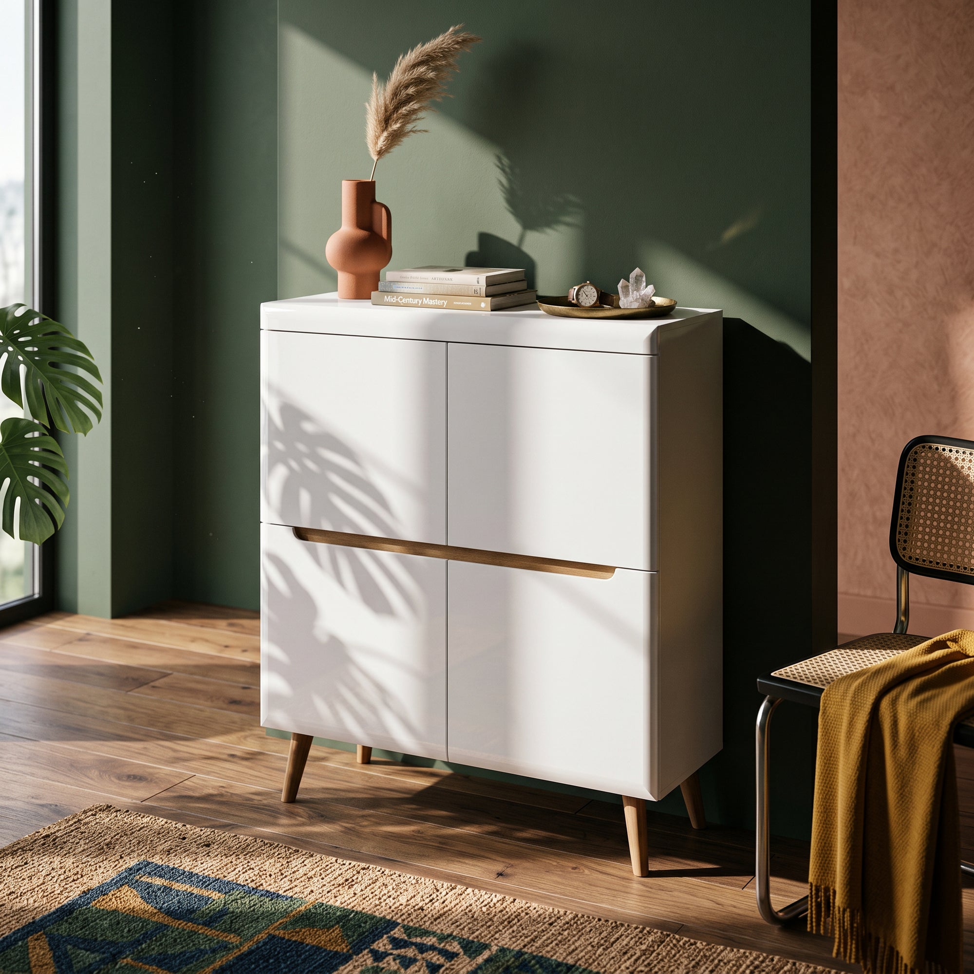 Komoda 107x134 w stylu skandynawskim | Trava