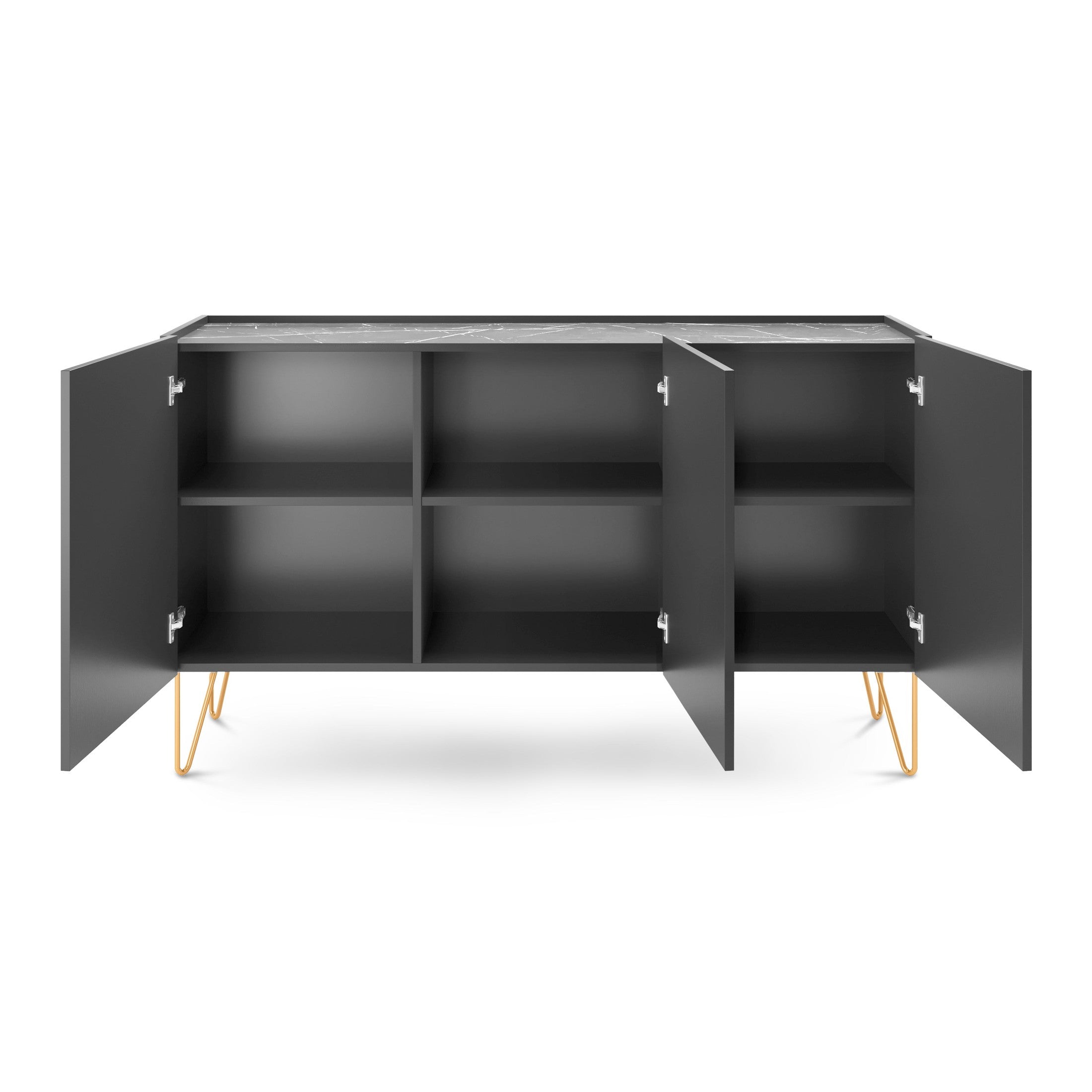 Komoda 144x83 w stylu glamour | Ballada