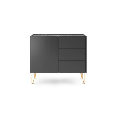 Komoda 97x83 w stylu glamour | Ballada