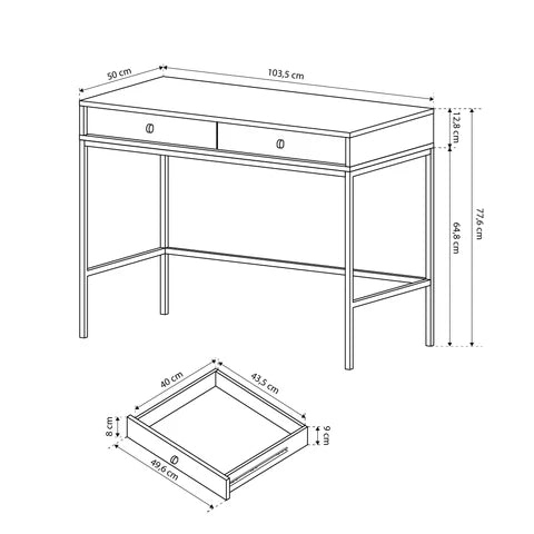 Toaletka Kviat 104x78