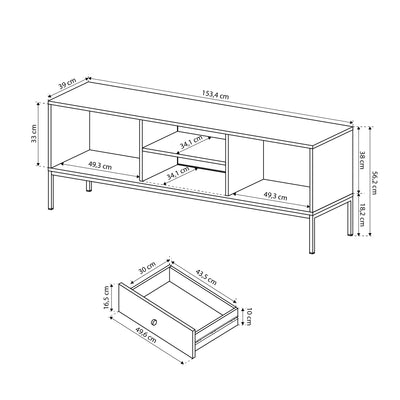 TV cabinet 154x57 in vintage style  | Kviat