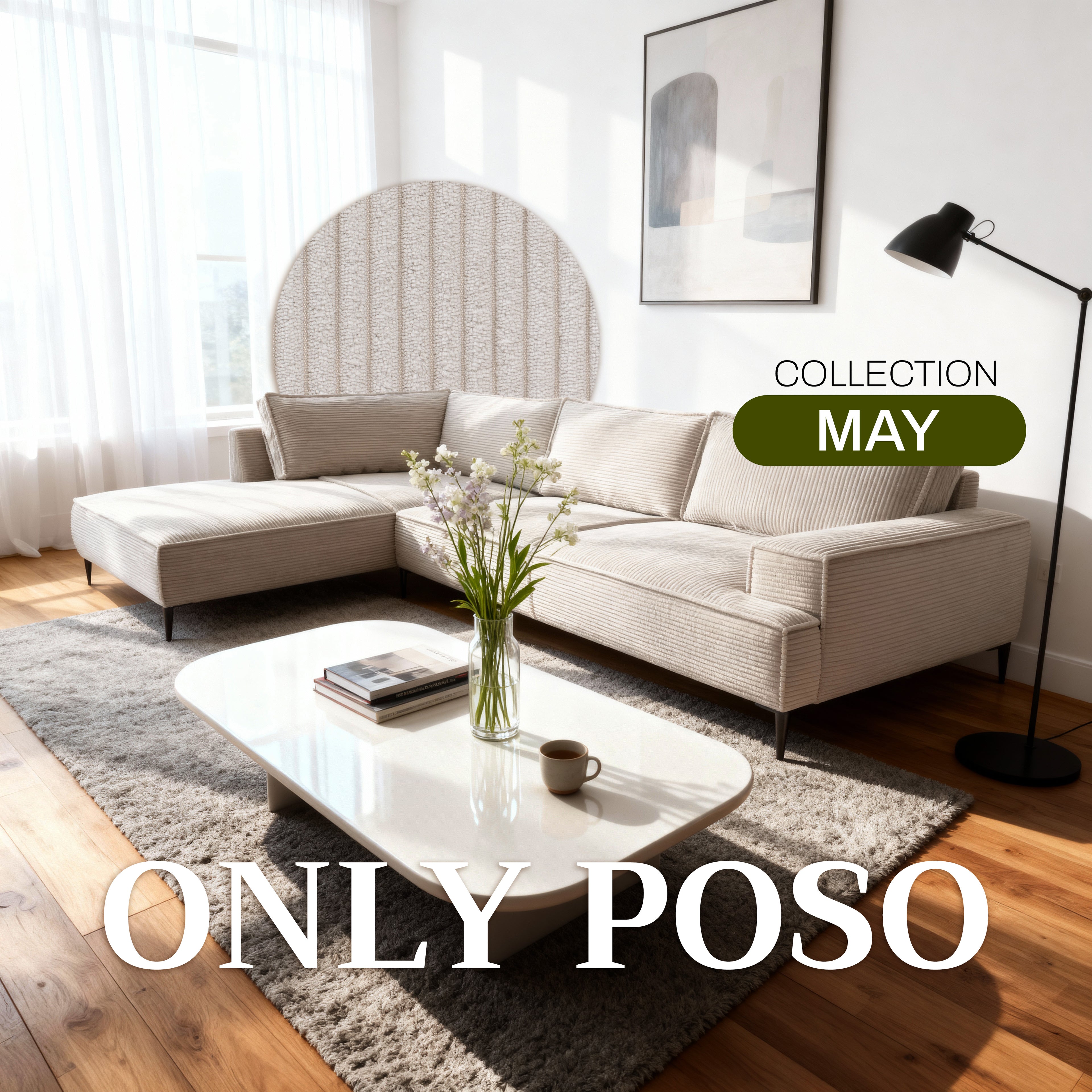 Próbnik tkanin Sztruks Węgiel