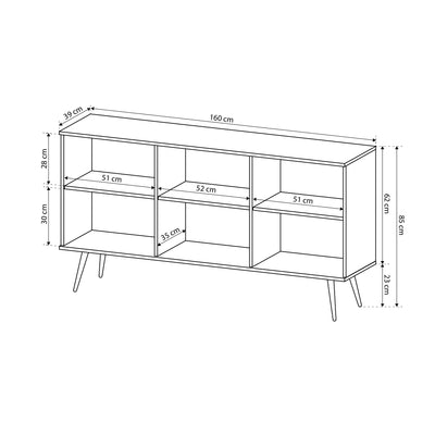 Sideboard 160x85 in glamour style | Meva
