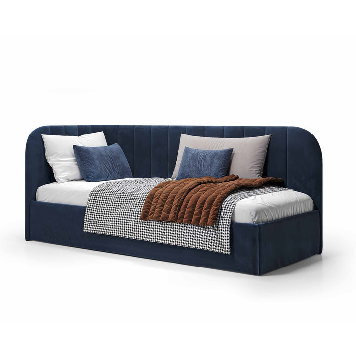 Łóżko Narożne Mily Prawo Atramentowy Kamień