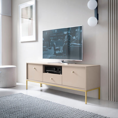 Szafka RTV pod telewizor 154x57 w stylu vintage | Kviat
