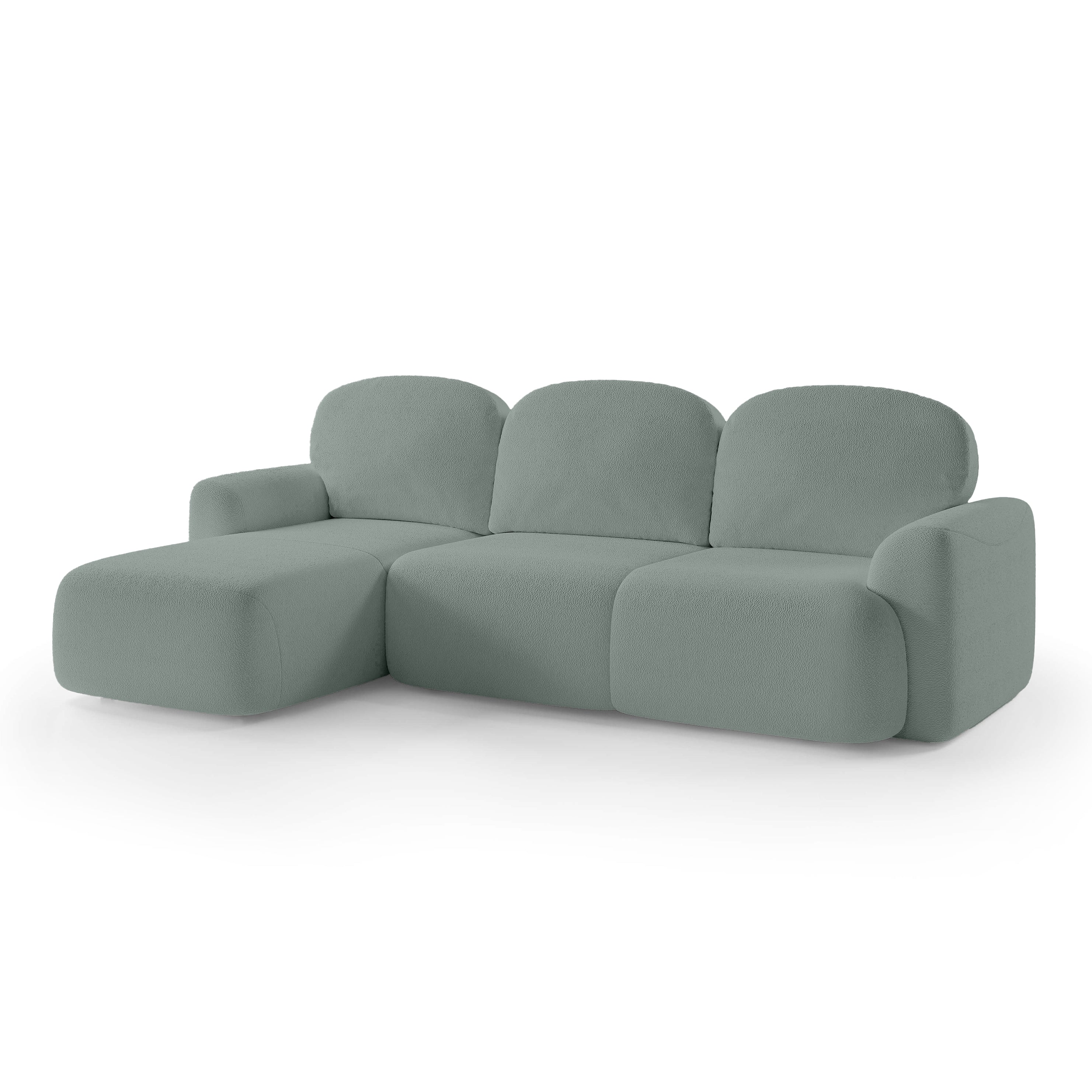 Narożnik z funkcją spania 3–4 osobowy DL 260 cm w stylu nowoczesnym | Bulu