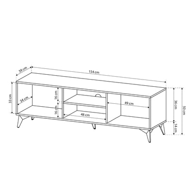 TV cabinet 154x50 in modern style | Nirwana