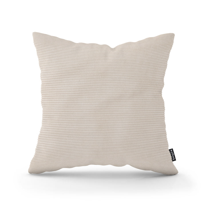 Poduszka Dekoracyjna Sztruks 45x45 Lniany Popiół