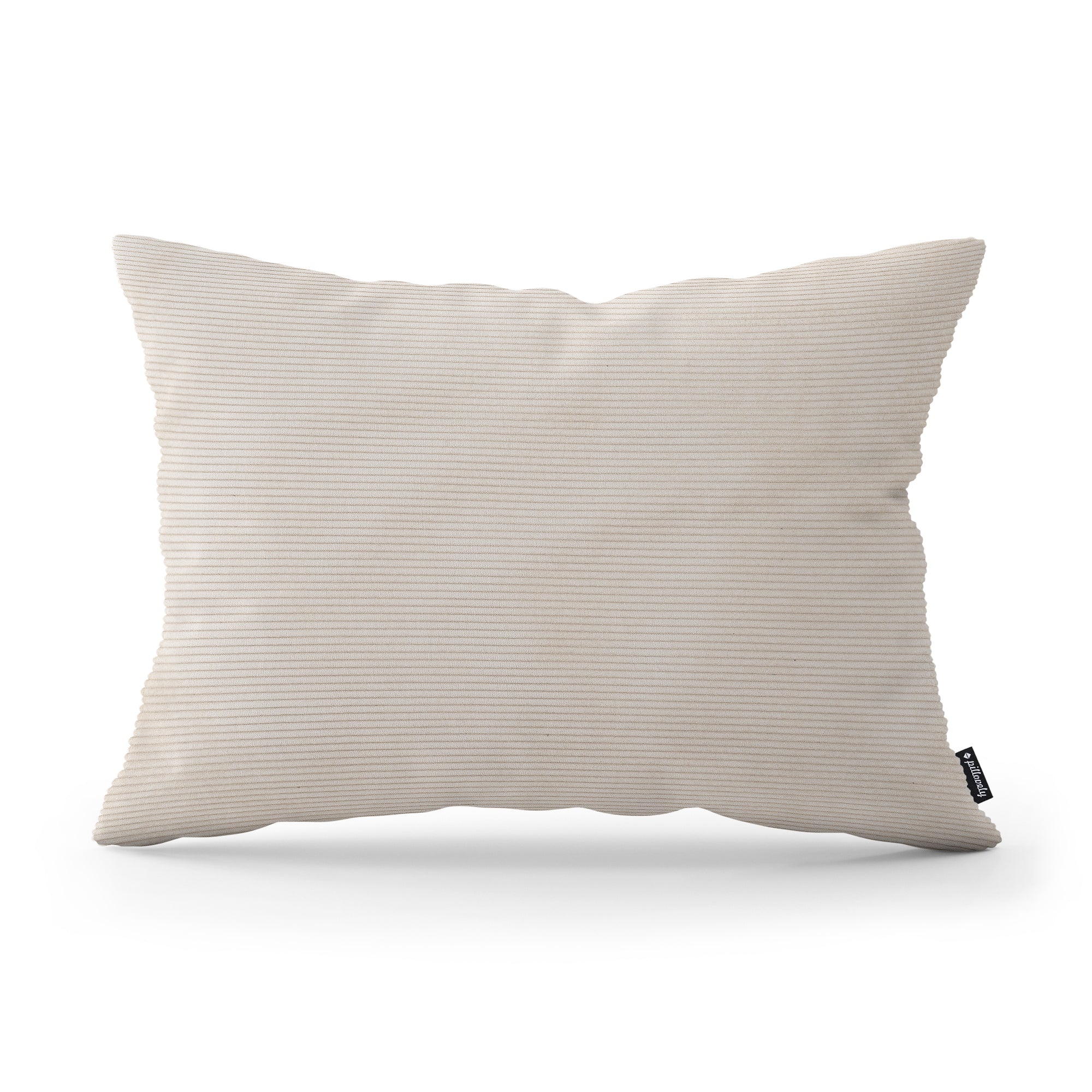 Poduszka Dekoracyjna Sztruks 40x55 Lniany Popiół