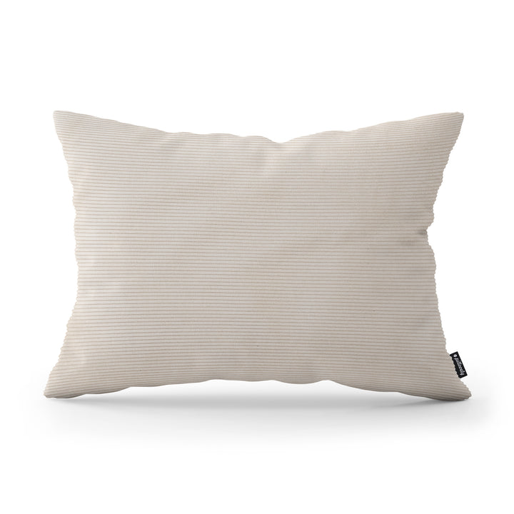 Poduszka Dekoracyjna Sztruks 40x55 Lniany Popiół