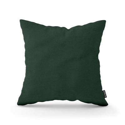 Poduszka dekoracyjna 45×45 cm w stylu scandi i boho | Sztruks Leśny Kamień (ONTARIO 35)