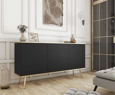 Komoda 160x85 w stylu glamour | Meva