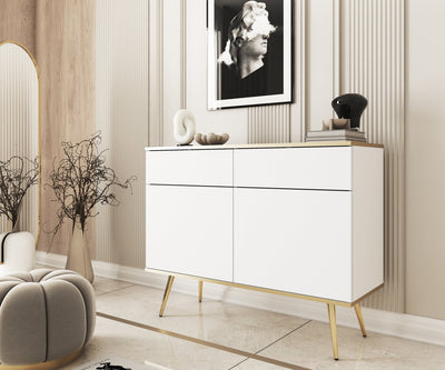 Komoda 107x85 w stylu glamour | Meva