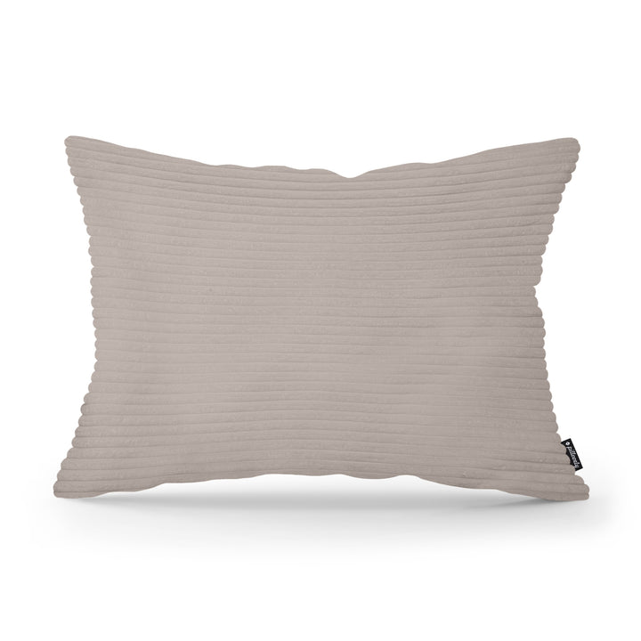 Poduszka Dekoracyjna Szeroki Sztruks 40x55 Szampański Popiół