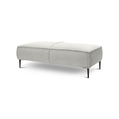Pufa 140 cm do salonu w stylu modern | May Lniany Krem (POSO 100)