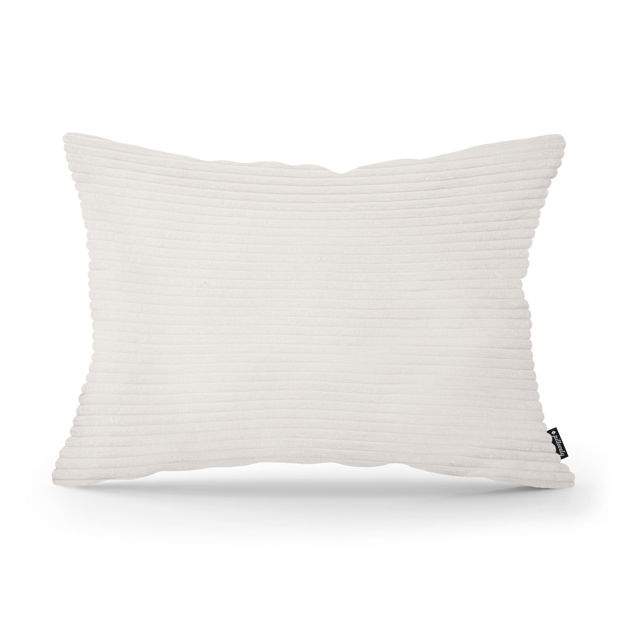 Poduszka Dekoracyjna Szeroki Sztruks 40x55 Kość Słoniowa