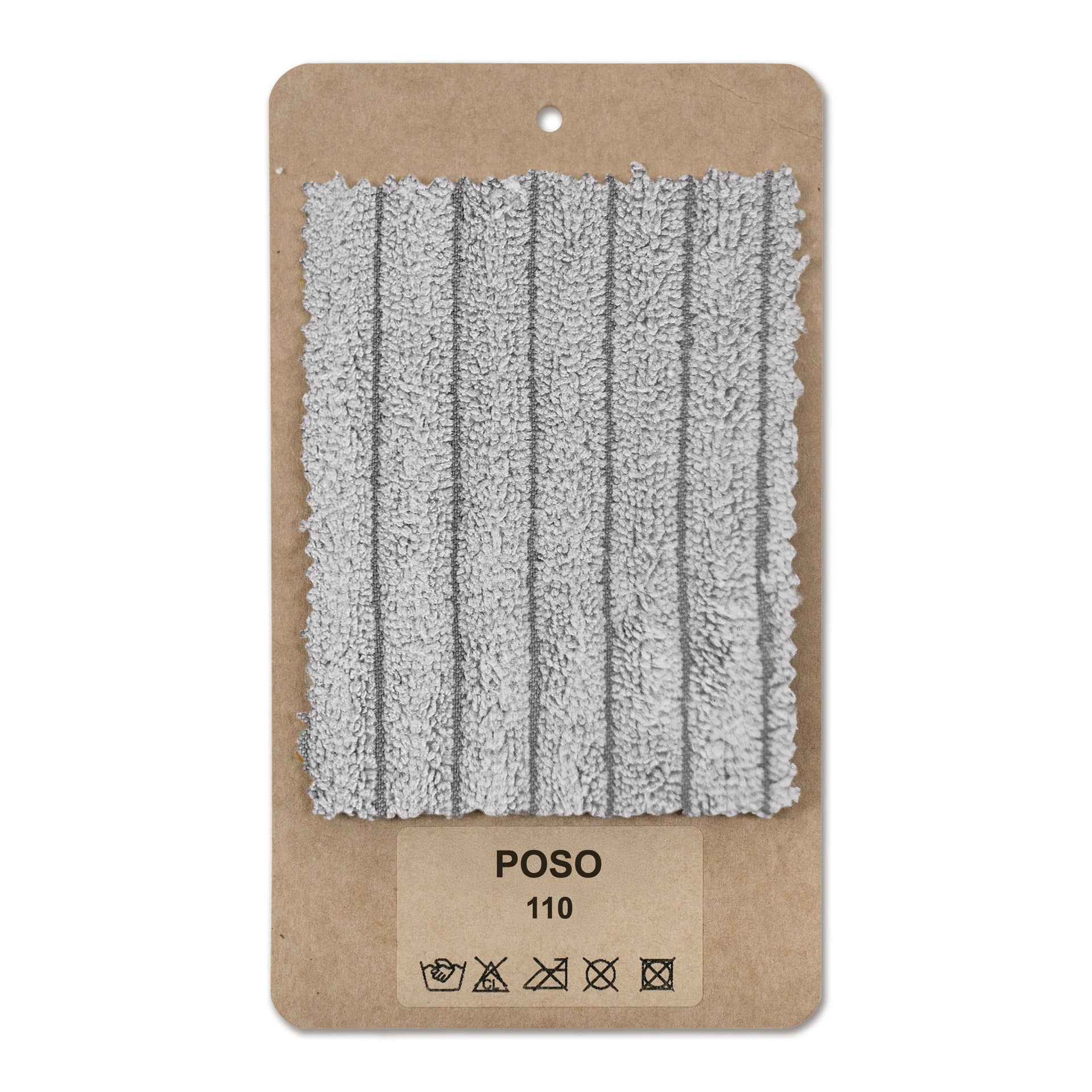 Próbnik tkanin Sztruks Popielata Biel