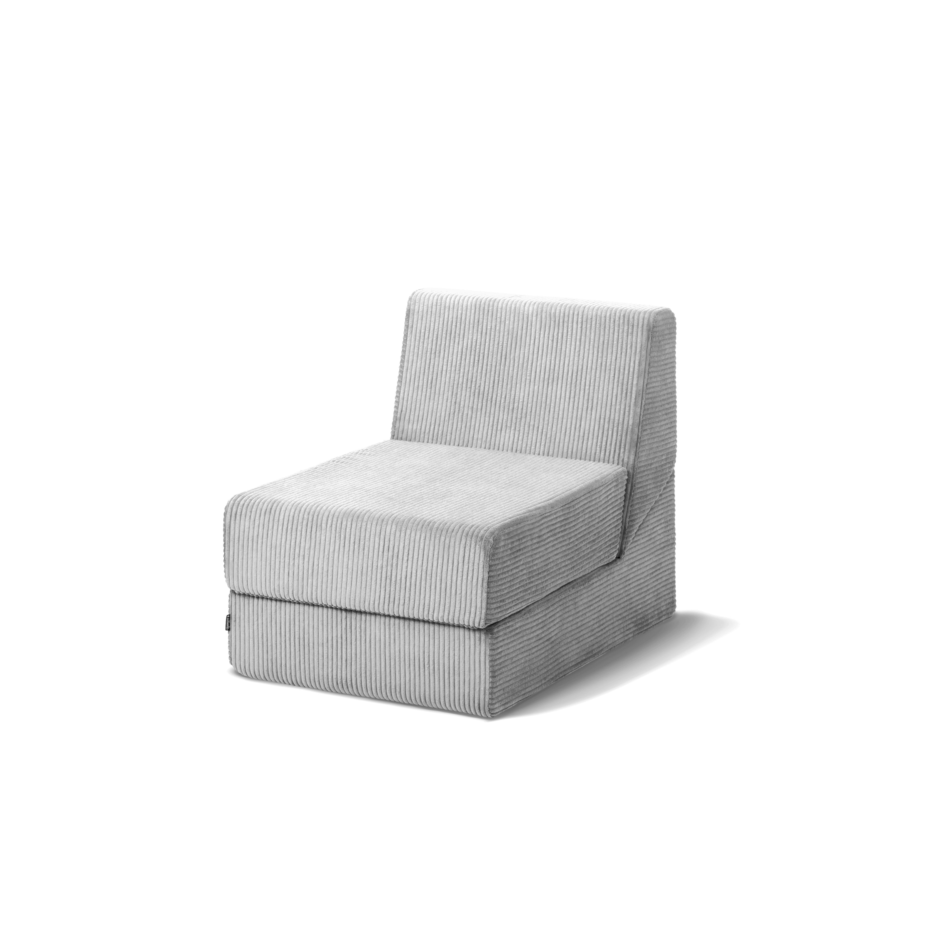 Sofa Dalia Popielata Biel Jednoosobowa