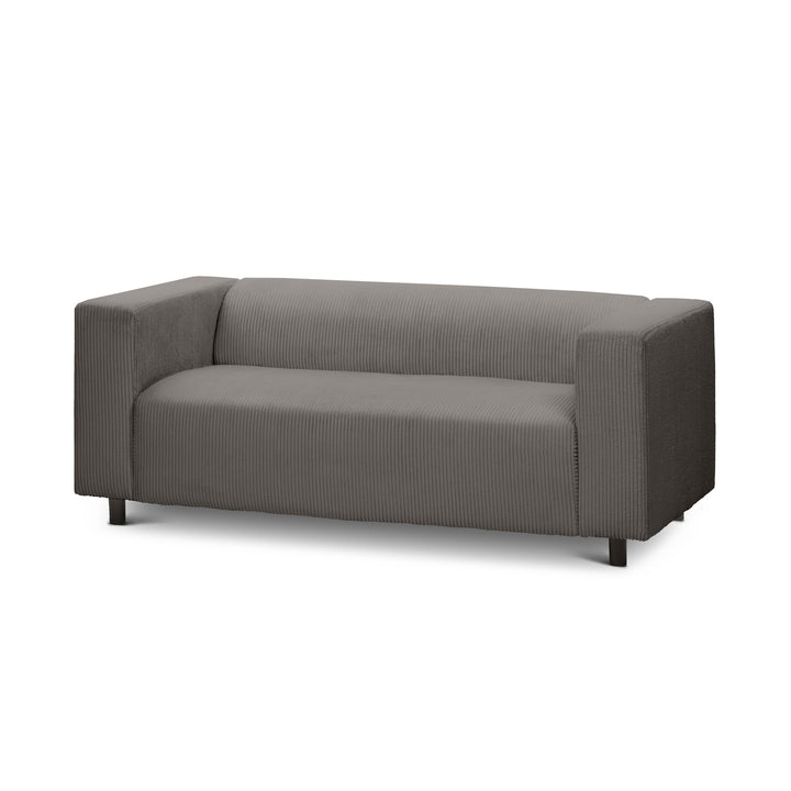 Sofa July 3-osobowa Brązowy Grafit