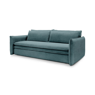 Sofa z spania 140x200 i pojemnikiem | Lily Głęboki Grafit (POSO 125)