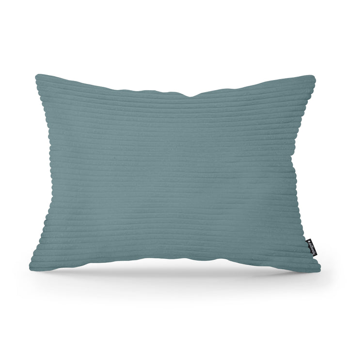 Poduszka Dekoracyjna Szeroki Sztruks 40x55 Głęboki Granit