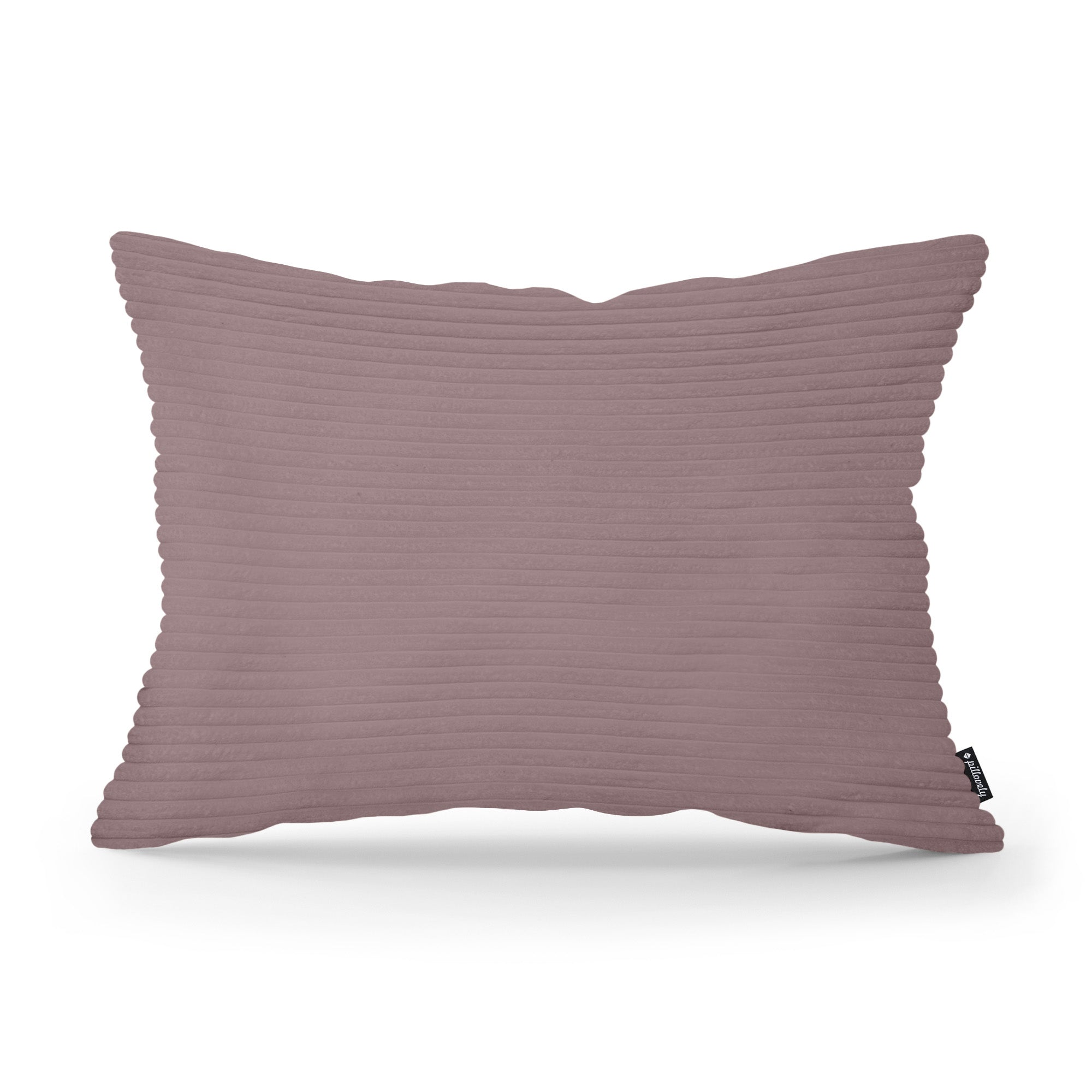 Poduszka Dekoracyjna Szeroki Sztruks 40x55 Przykurzony Różany Brąz