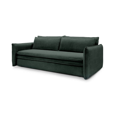 Sofa z spania 140x200 i pojemnikiem | Lily Leśna Zieleń (POSO 14)