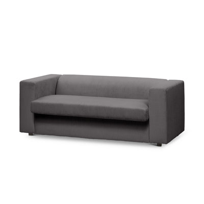 Sofa 2-osobowa z funkcją spania 174 cm | July Stalowy Brąz (POSO 22)