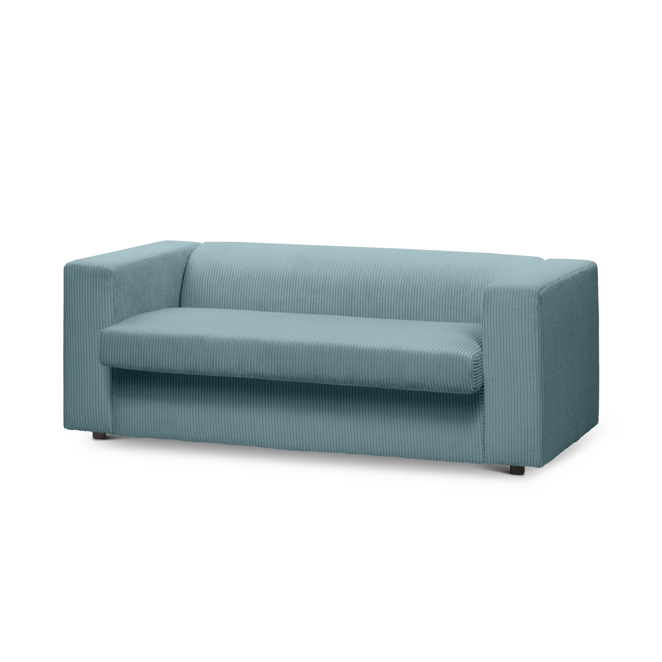 Sofa 2-osobowa z funkcją spania 174 cm | July Zimna Mięta (POSO 26)
