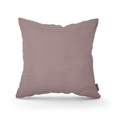 Poduszka dekoracyjna 45×45 cm w stylu scandi i boho | Szeroki Sztruks Jesienny Brąz (POSO 27)