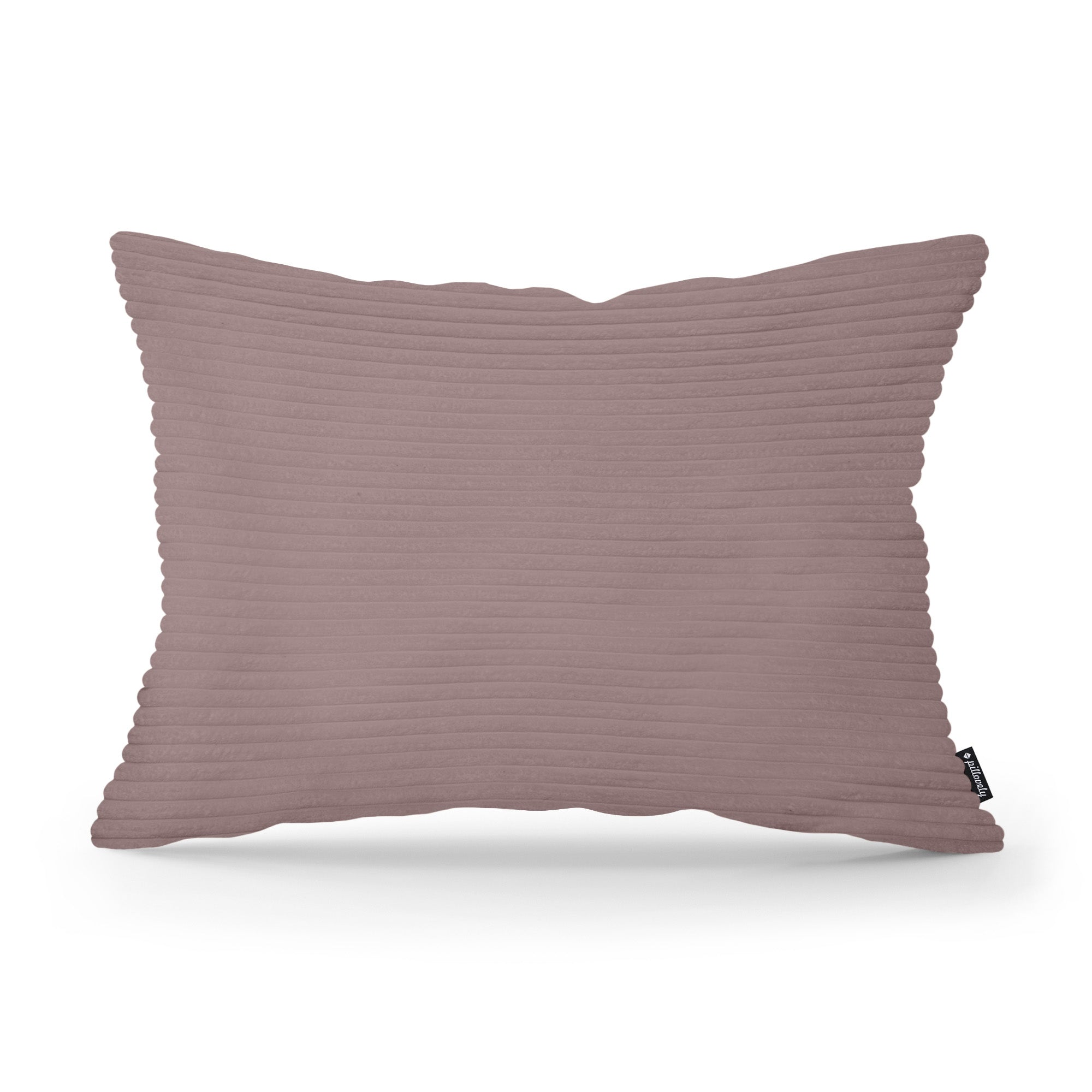 Poduszka Dekoracyjna Szeroki Sztruks 40x55 Jesienny Brąz