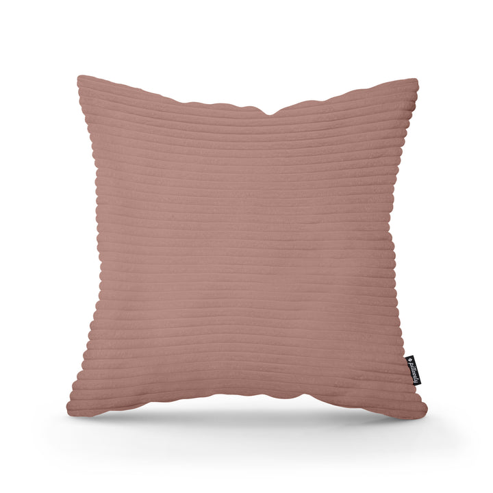 Poduszka Dekoracyjna Szeroki Sztruks 45x45 Ceglane Ciepło