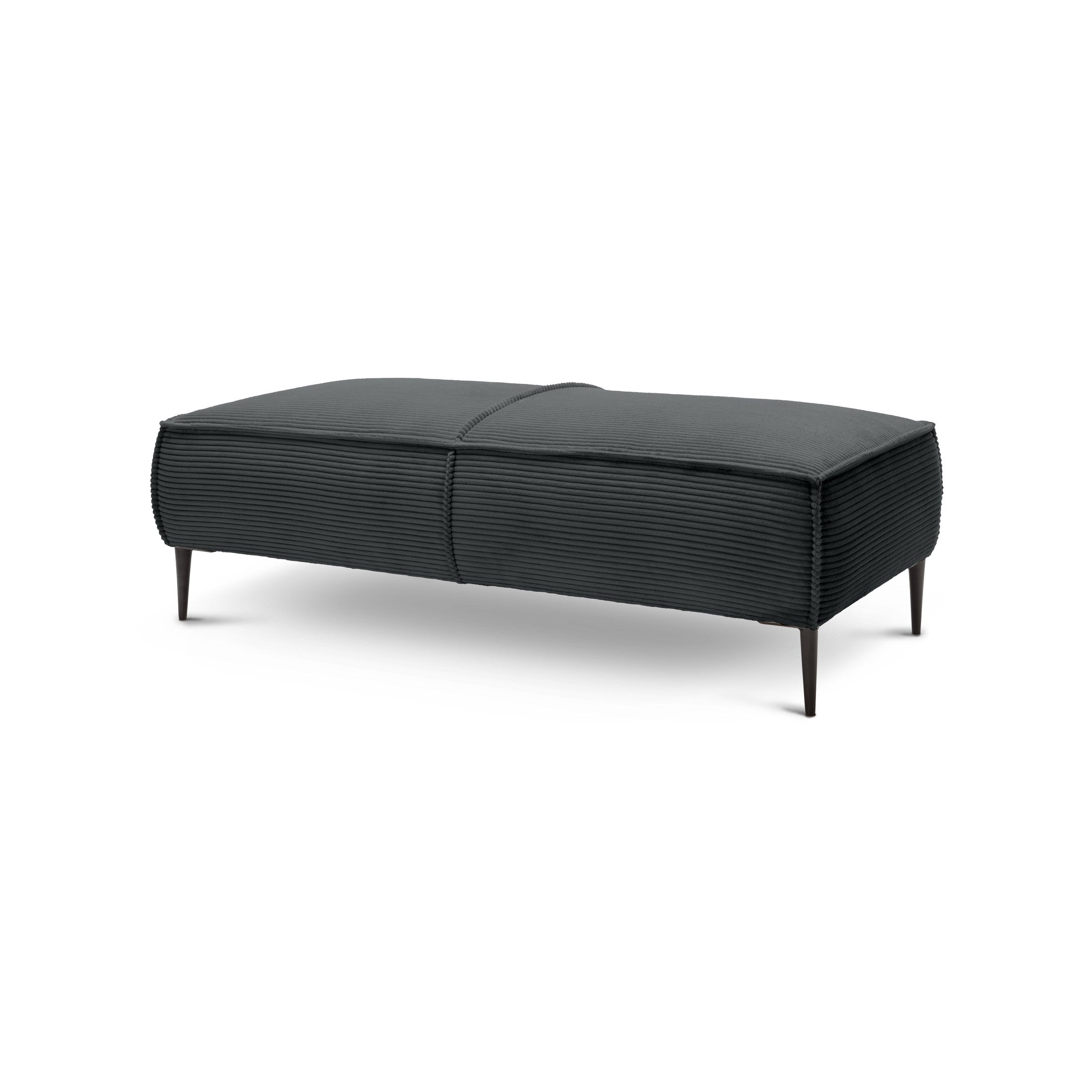 Pufa 140 cm do salonu w stylu modern | May Antracyt (POSO 34)