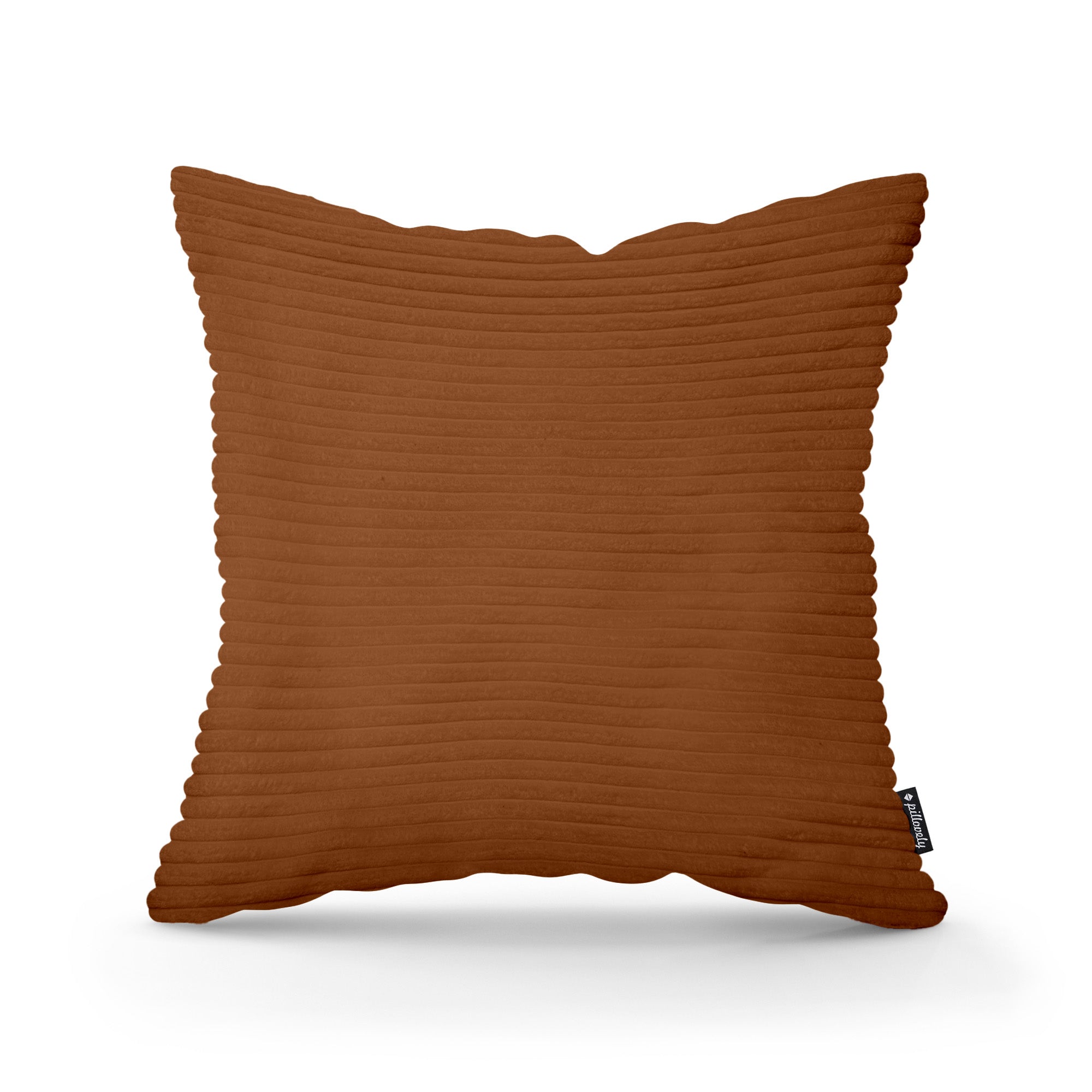 Poduszka dekoracyjna 45×45 cm w stylu scandi i boho – wyraziste prążki | Szeroki Sztruks Machoń (POSO 40)