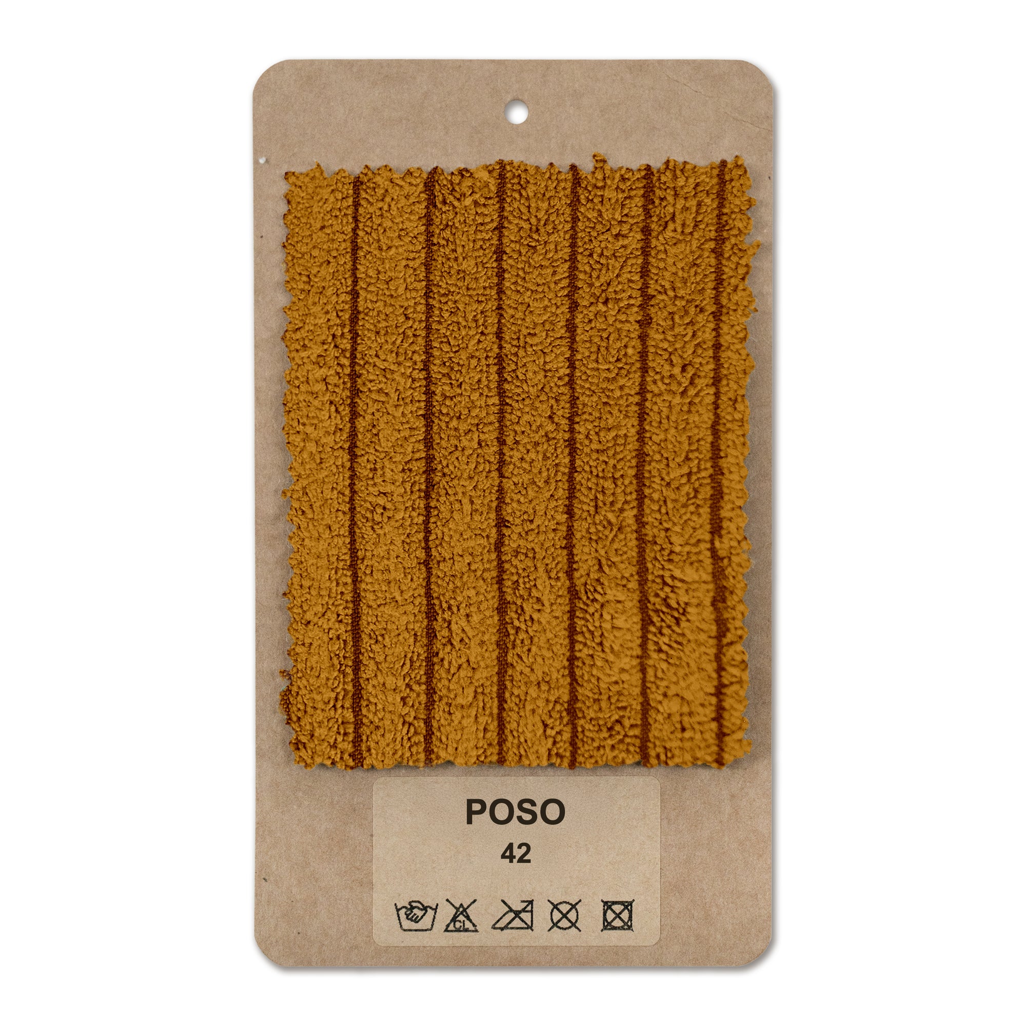 Próbnik tkanin Sztruks Karmel (POSO 42)