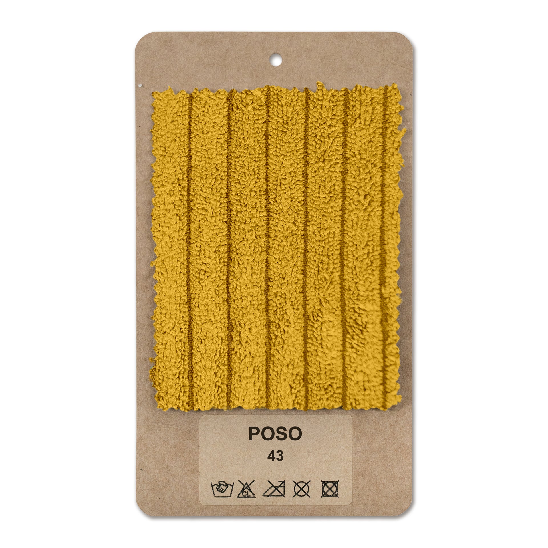 Próbnik tkanin Sztruks Miodowy Dąb