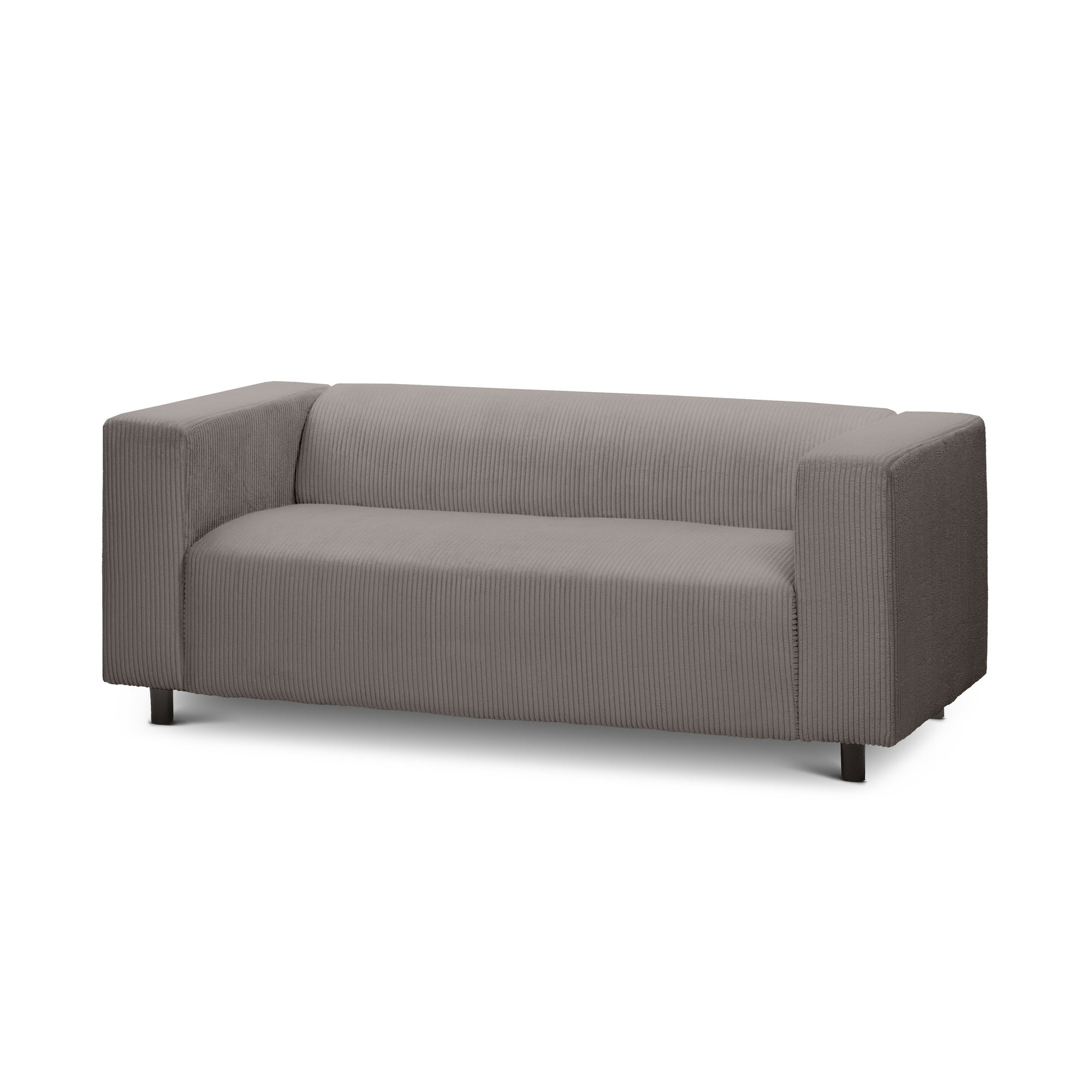Sofa 3-osobowa 175 cm – kompaktowa, nowoczesny sztruks | July Wędzone Drewno (POSO 04)