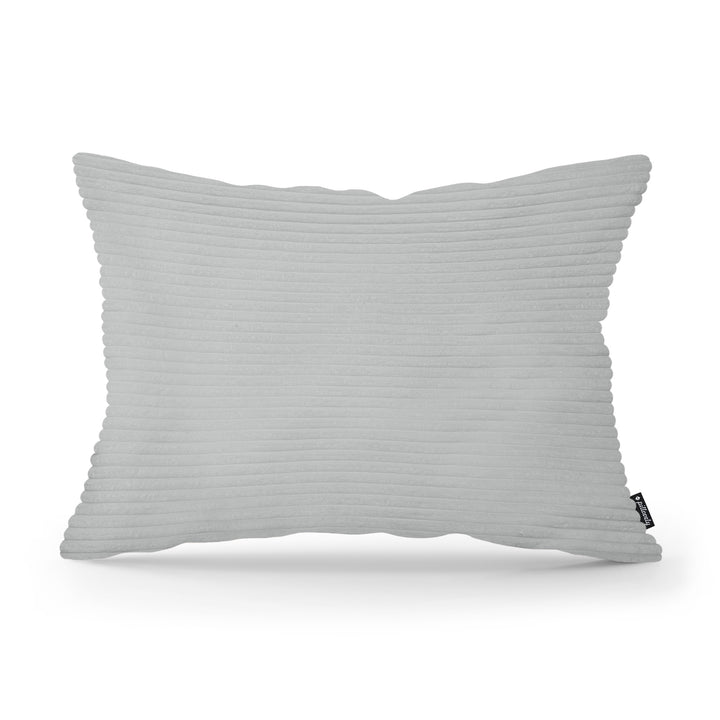 Poduszka Dekoracyjna Szeroki Sztruks 40x55 Szary Bambus