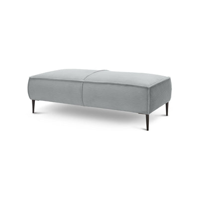 Pufa 140 cm do salonu w stylu modern | May Szary Bambus (POSO 55)