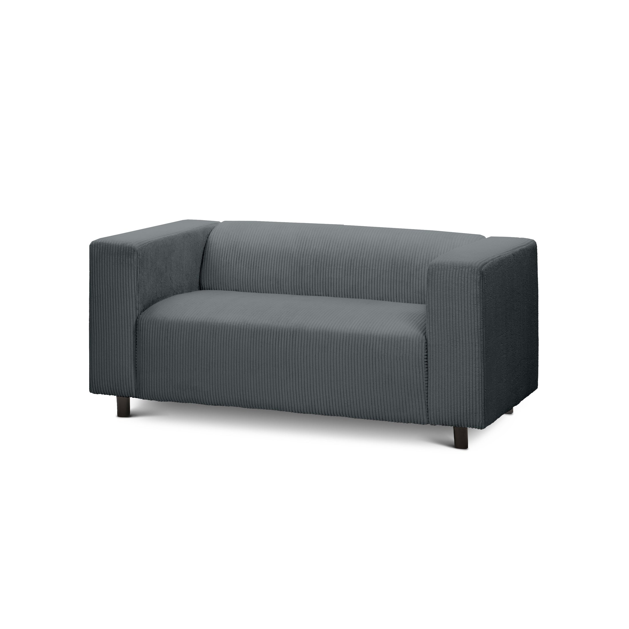 Sofa 2-osobowa 151 cm | July Grafitowy Mech (POSO 60)