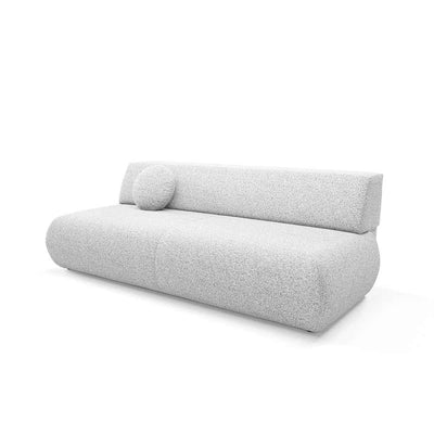 Sofa z funkcją spania 140x200 z pojemnikiem w stylu nowoczesnym | Puentro Perliste Taupe (PUENTE 80)
