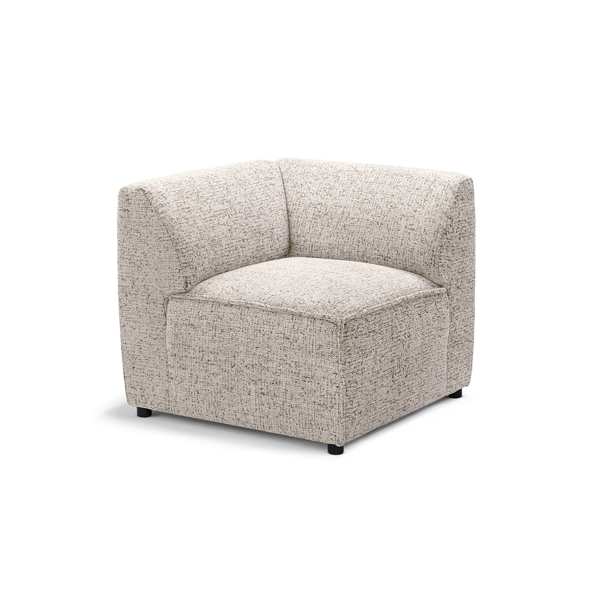 Sofa Modułowa BRICK Moduł M Prawo Porcelanowy Beż (BELLA 05)