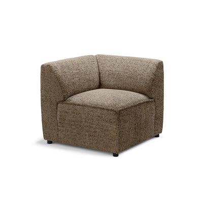 Narożnik Modułowy BRICK Moduł M Prawo Brązowy Kamień (BELLA 10)