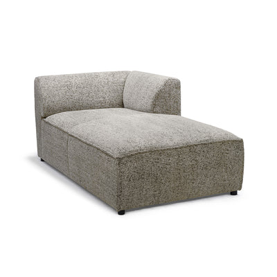 Narożnik Modułowy BRICK Moduł L Prawo Szary Taupe (BELLA 15)