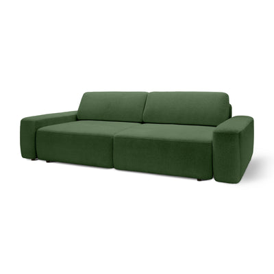 Sofa z funkcją spania 200x136 z pojemnikiem DL| Bamby Gaj Oliwny (RAVEN 77)