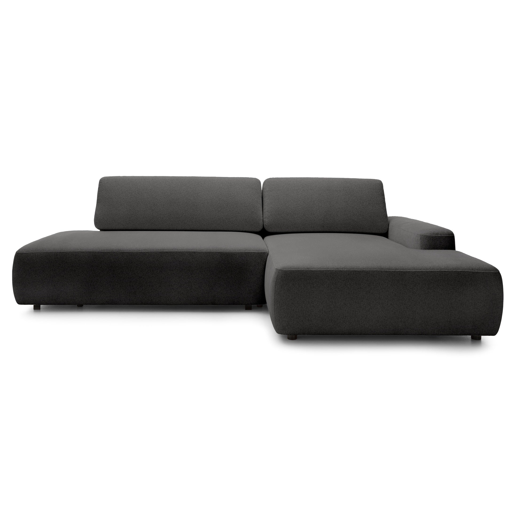 Narożnik z funkcją spania 4-osobowy 125x210 w stylu japandi | Bamby