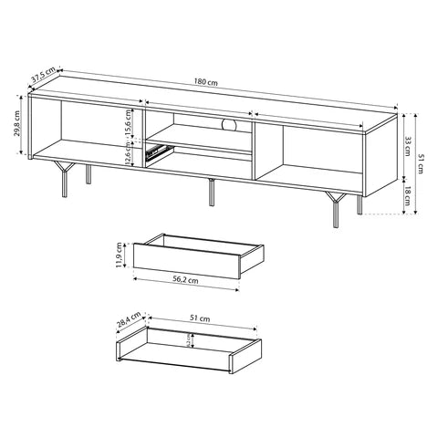 Szafka RTV Rubin 180x51